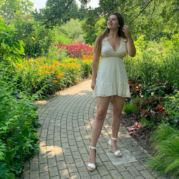 Altar’d State Cream Dress MEDIUM - Picture 1 of 2